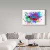 Trademark Fine Art Ata Alishahi 'Fish And Colors' Canvas Art, 12x19 ALI22329-C1219GG